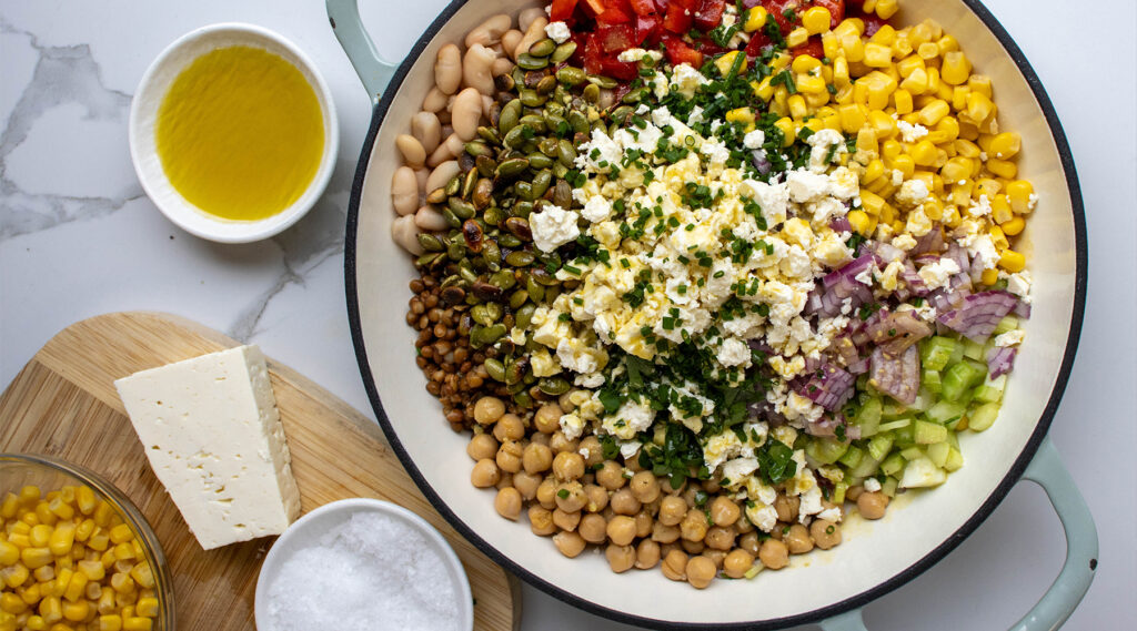 Mixed Bean & Feta Salad – JSHealth